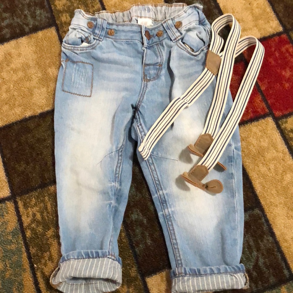 Pants and suspenders